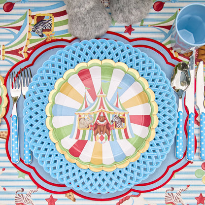 Circus Party Paper Plate & Napkin Set