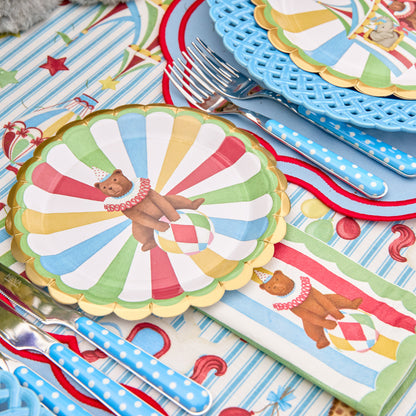 Circus Party Paper Plate & Napkin Set