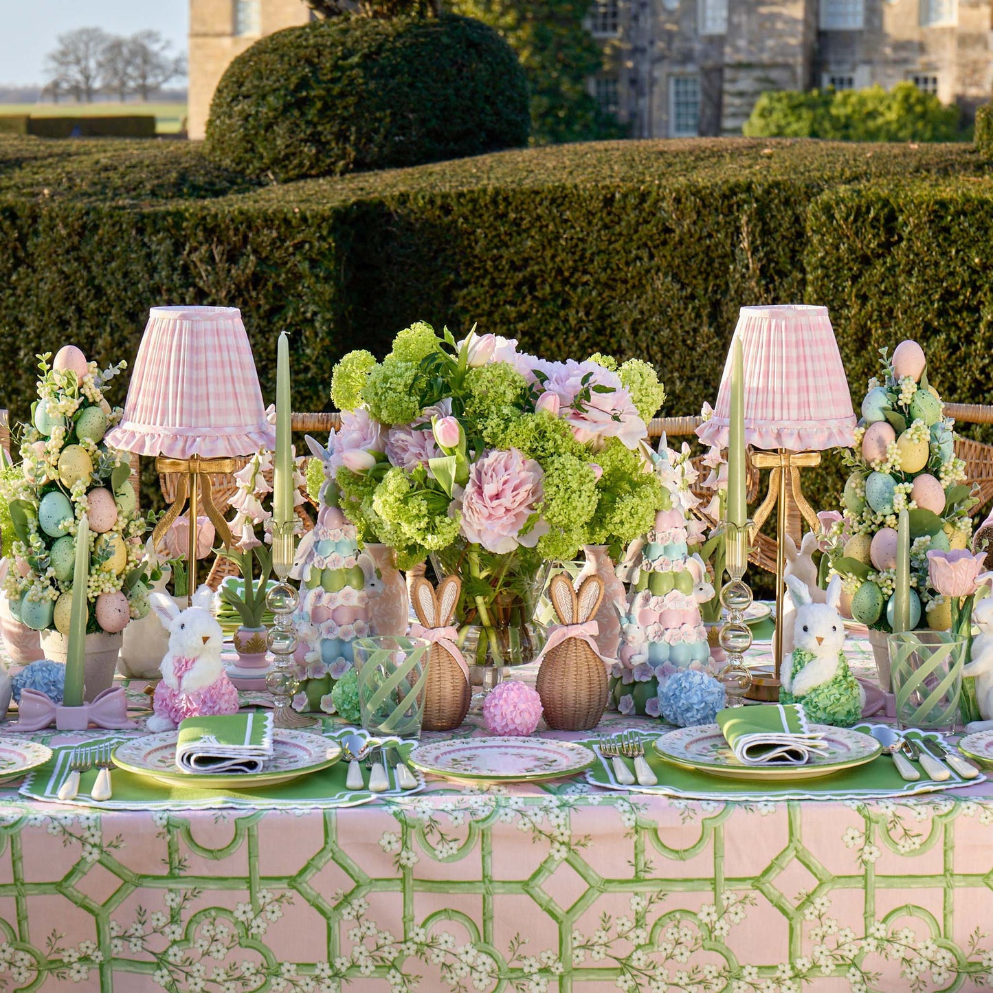 Green Louisa Napkins (Set of 4)