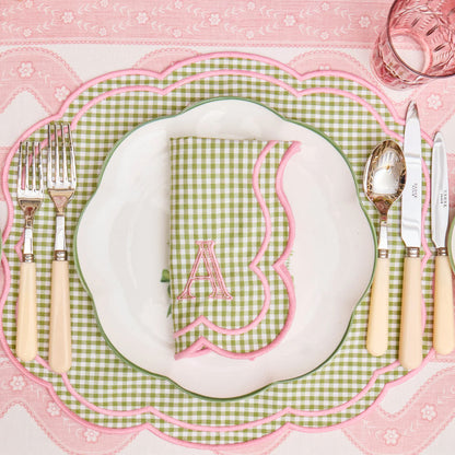 Green & Pink Eloise Gingham Napkins (Set of 4)