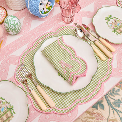 Green & Pink Eloise Gingham Napkins (Set of 4)