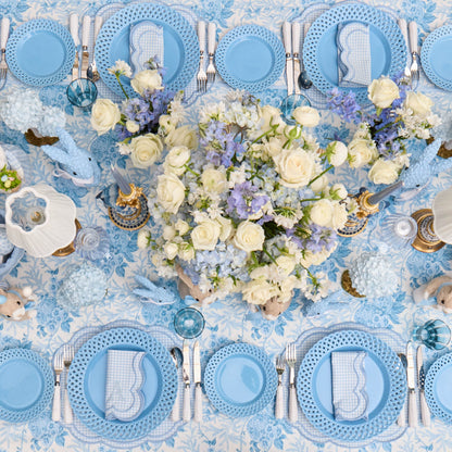 Blue Lady Isabella's Garden Tablecloth
