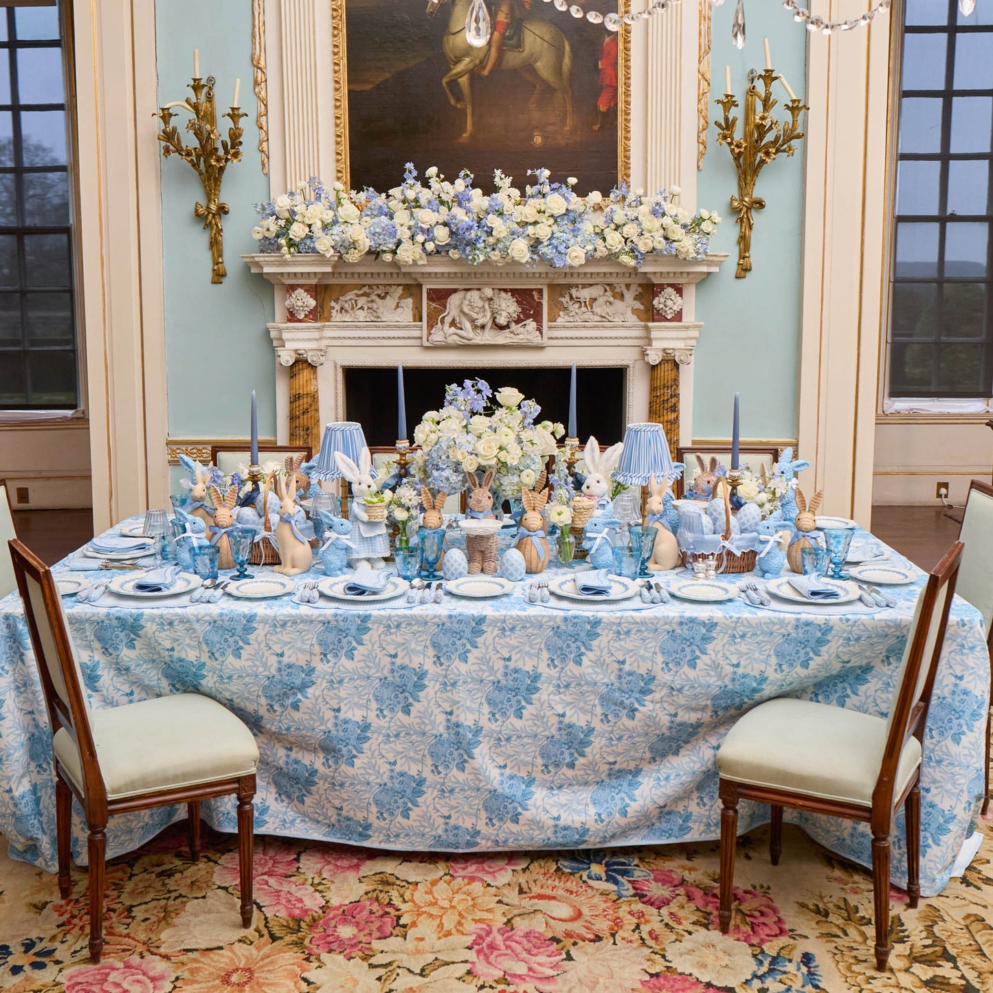 Blue Laurel Dinner Plate