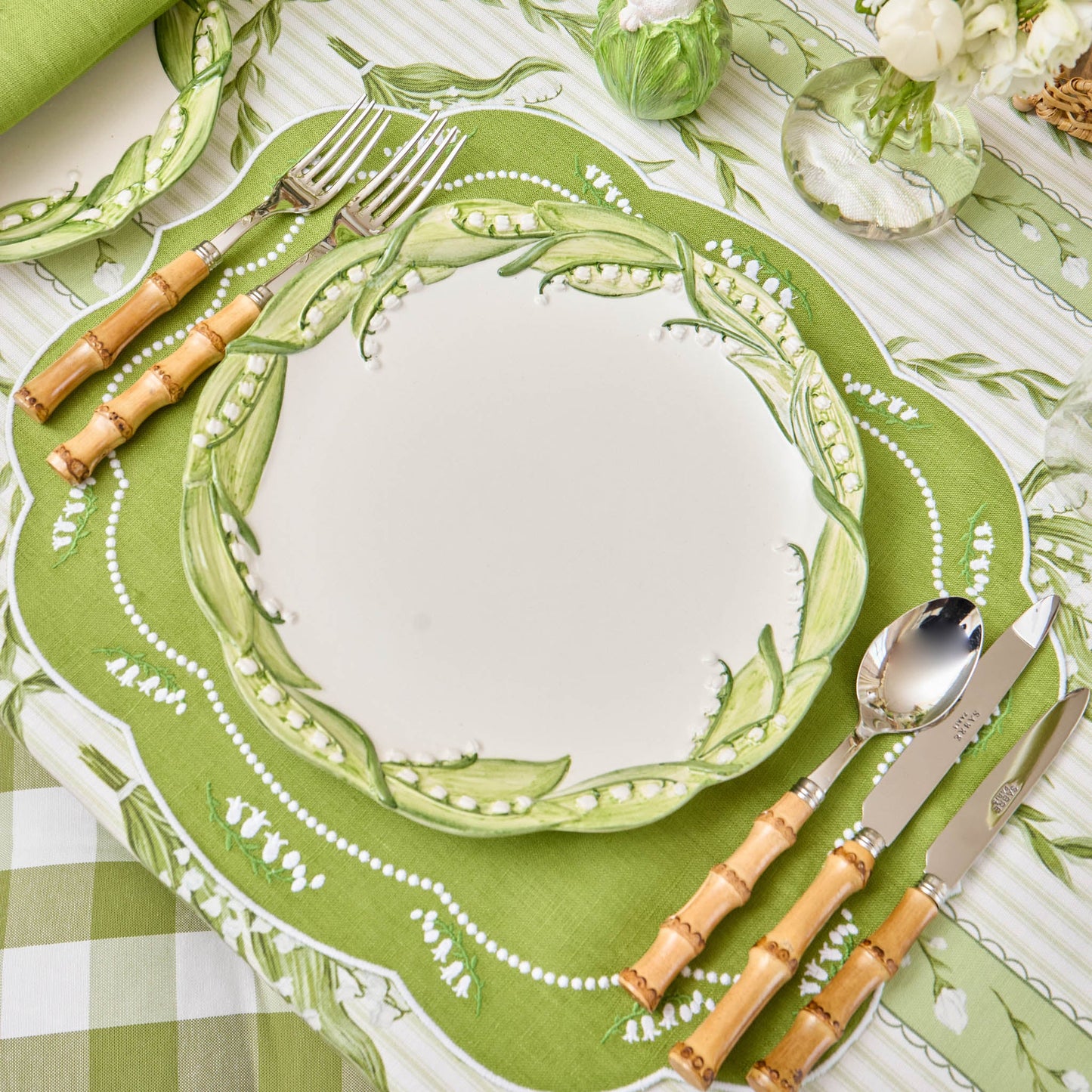 Lily of the Valley Dinner Plates (Set of 4)
