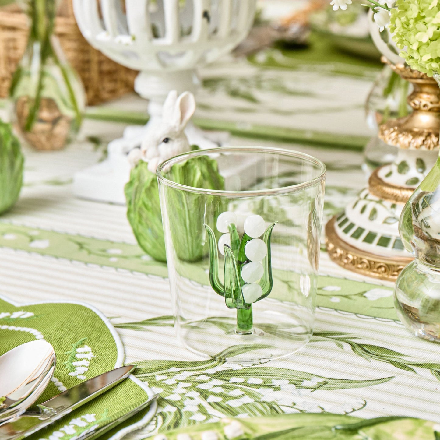 Lily of the Valley Jug & Glasses (Set of 4)