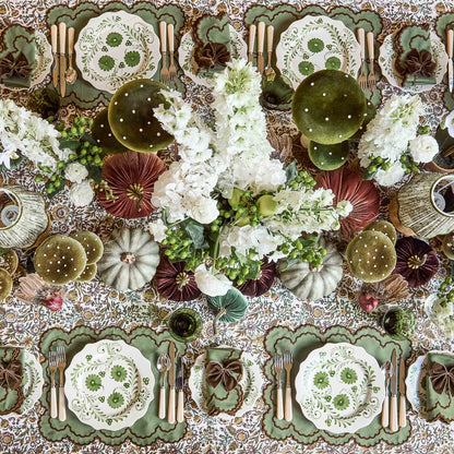 Green & Brown Charlotte Placemats (Set of 4)