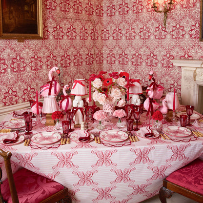 Pink Audrey Bow Tablecloth