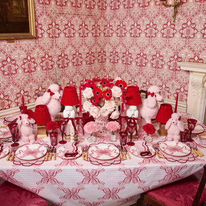 Pink & Red Lily Napkins (Set of 4)