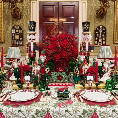 Christmas Garland Dinner & Starter Plates (Set of 8)