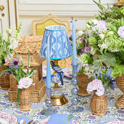 Blue Eden Candle Holders (Pair)