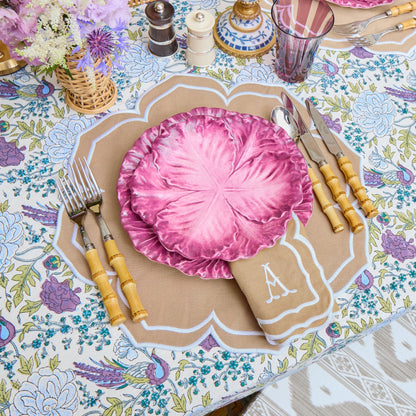 Sand Fleur Placemats & Napkins (Set of 4)