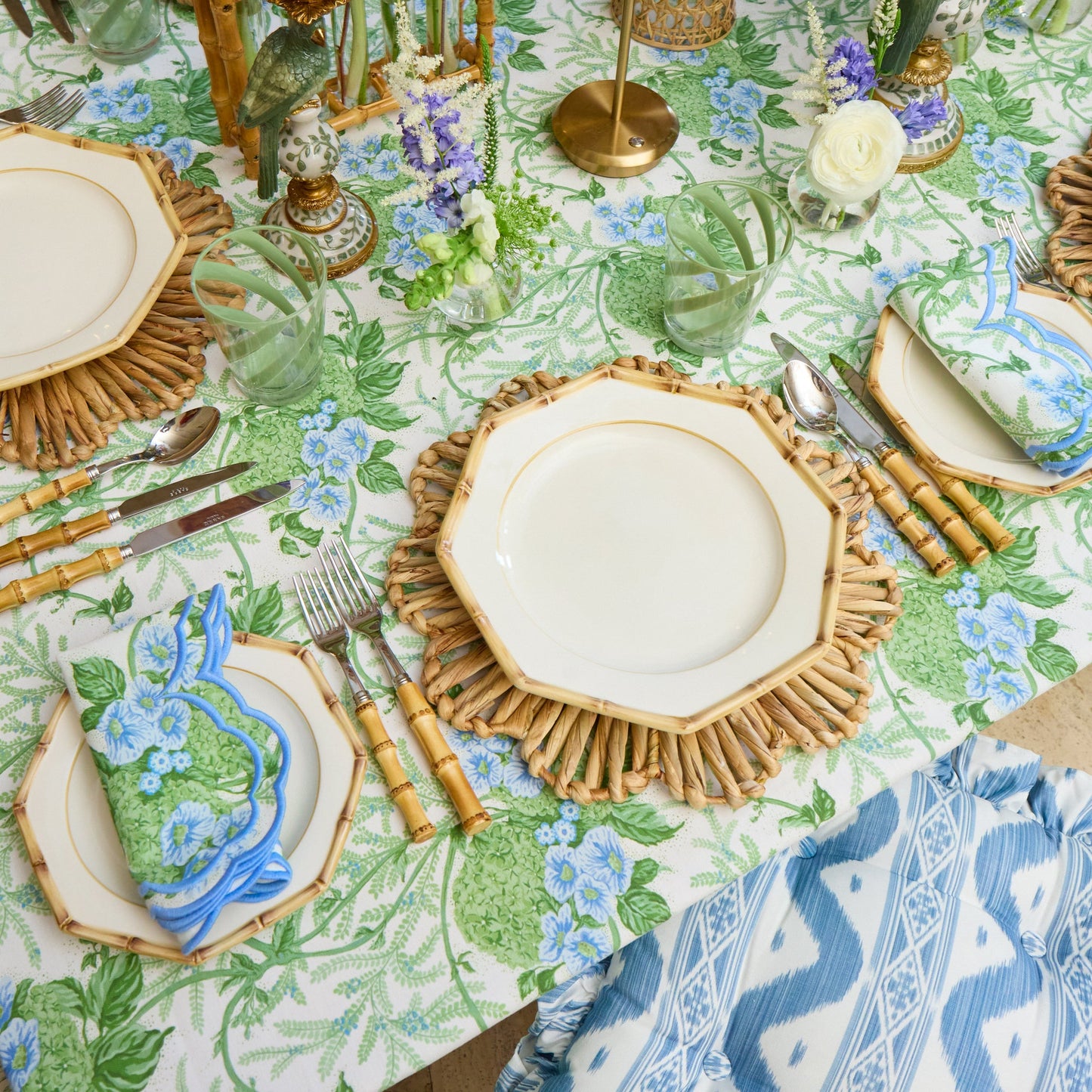 Isabel Bamboo Dinner & Starter Plates (Set of 8)
