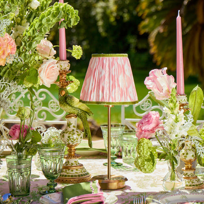 Pink & Green Ikat Lampshade (18cm)