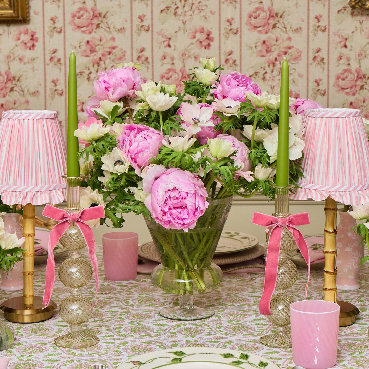 Olive Camille Candle Holders (Pair)