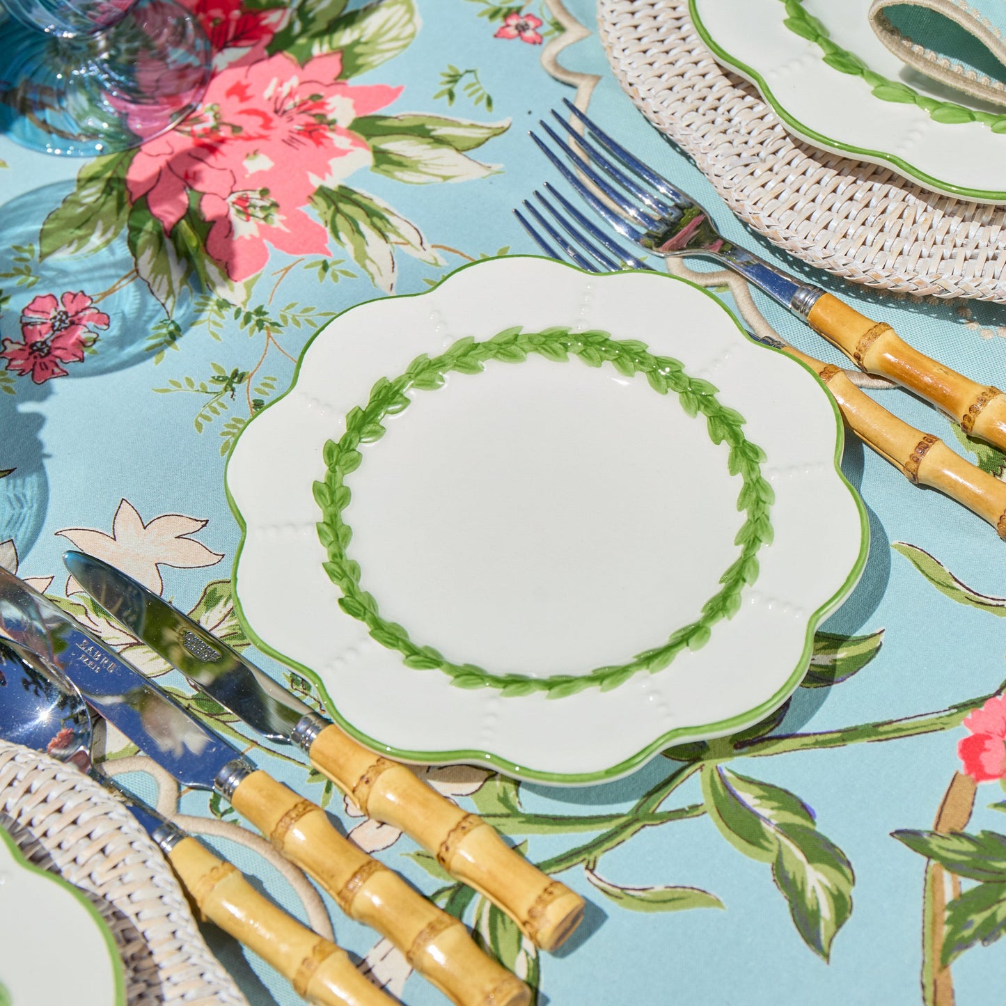 Green Laurel Starter Plate