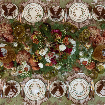 Taupe & Chocolate Doris Placemats (Set of 4)