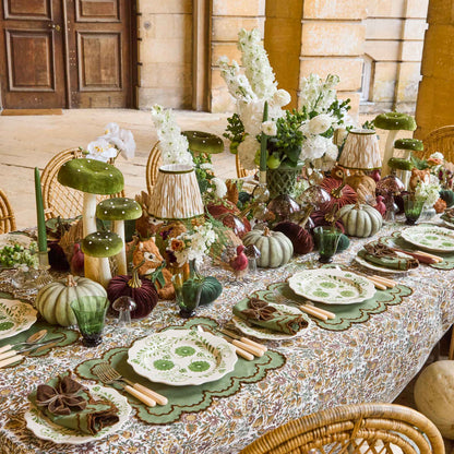 Green & Brown Charlotte Placemats (Set of 4)