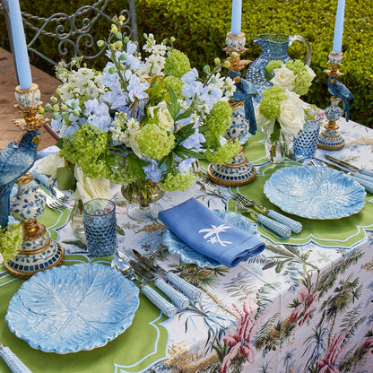 Blue Serena Cabbage Dinner Plate