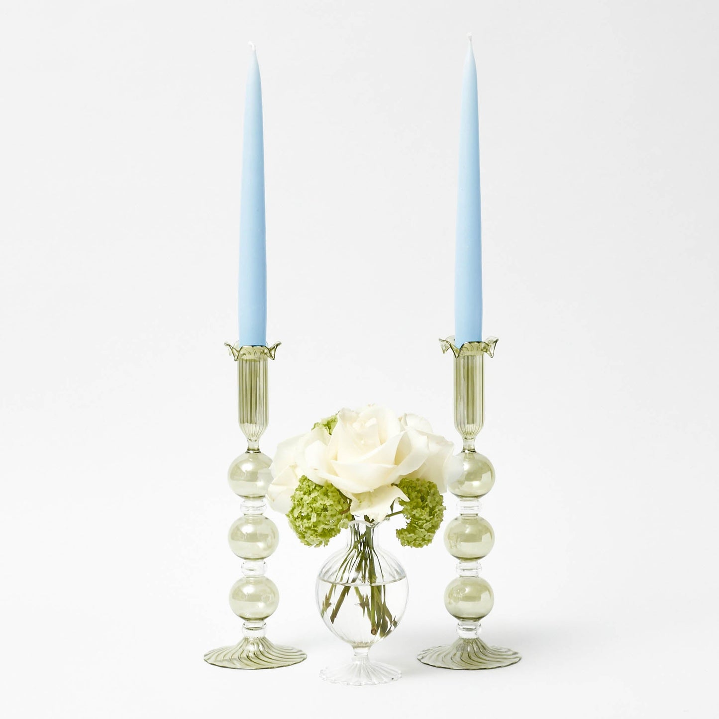 Green Eden Candle Holders (Pair)