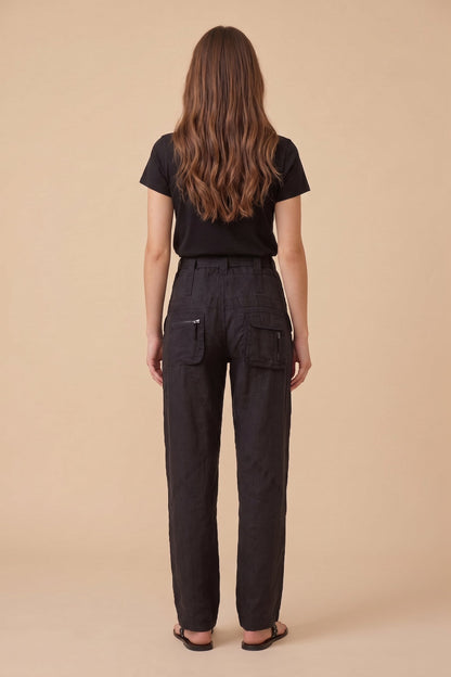 Johnny Was Black Beauty Hailey Cargo Pant O60425-6