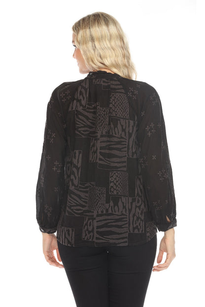 Johnny Was Molli Embroidered Button-Down Blouse C19924-O