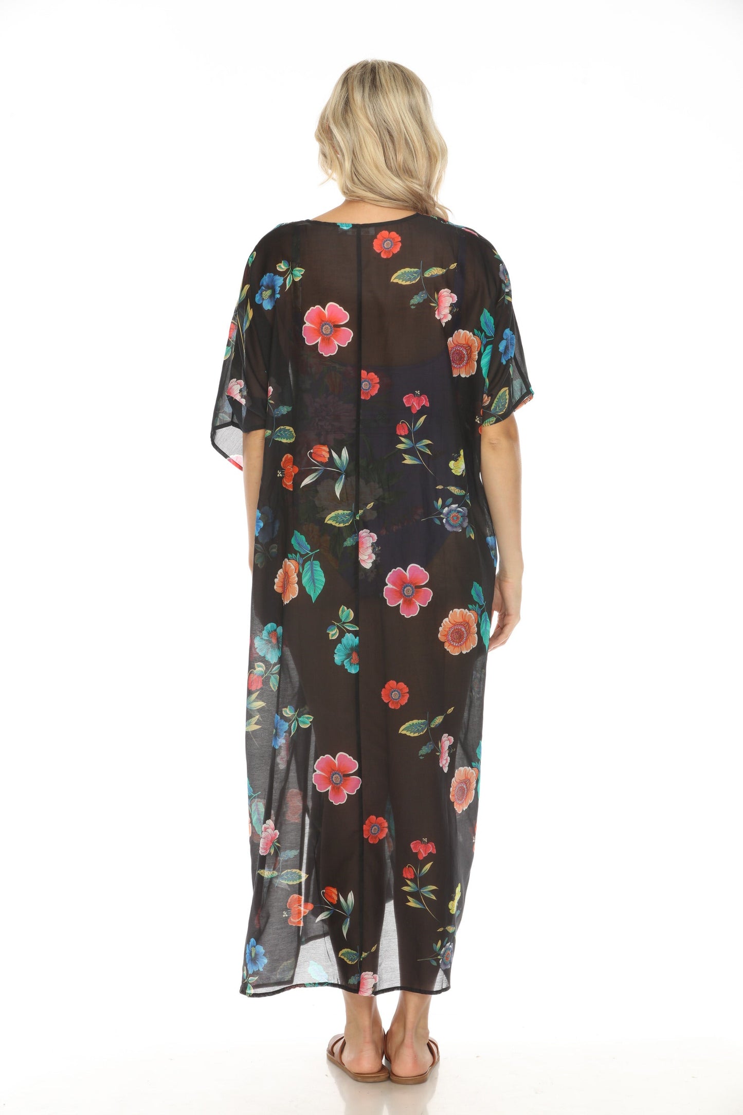 Johnny Was Evening Palace V-Neck Kaftan Dress CSW5223-N