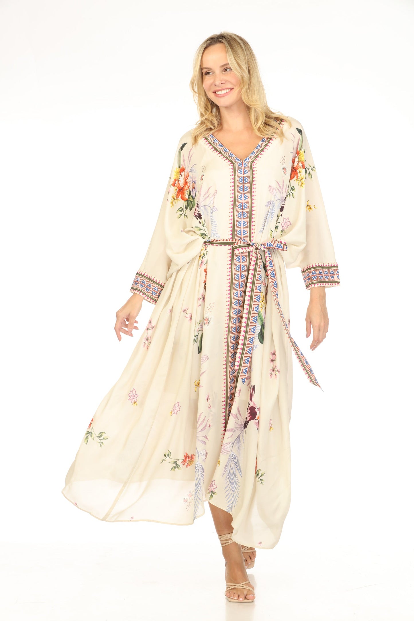 Johnny Was Jade Larissa Maxi Kaftan Dress L37825-3