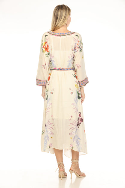 Johnny Was Jade Larissa Maxi Kaftan Dress L37825-3