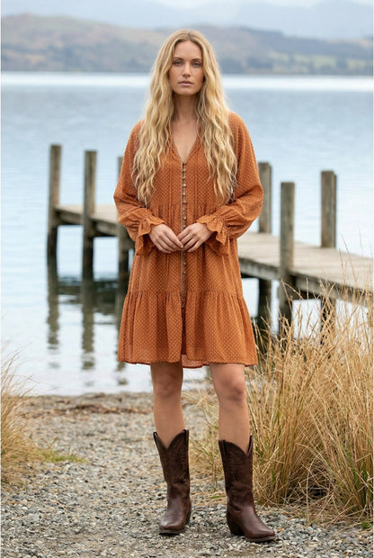 Johnny Was Jade Orla Mini Dress L31122