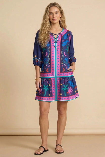 Johnny Was Jade Selena Mini Dress L30725-4