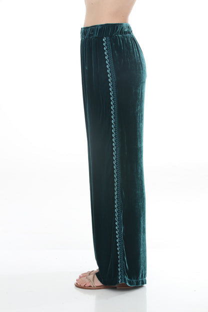 Johnny Was JWLA Wide Leg Velvet Pants J64325-8 *