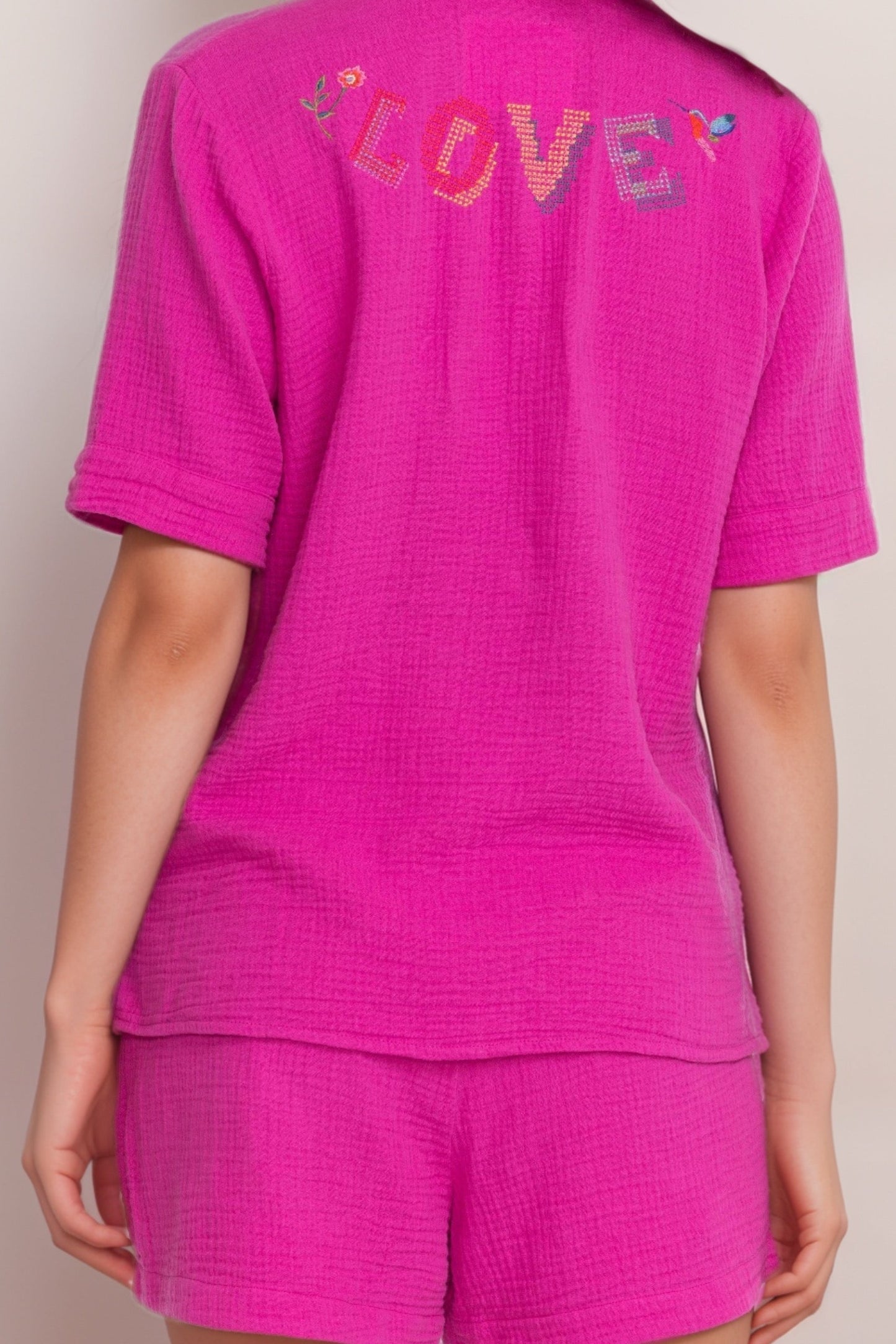 Johnny Was Desire Embroidered Cotton Camp Shirt R16324-9