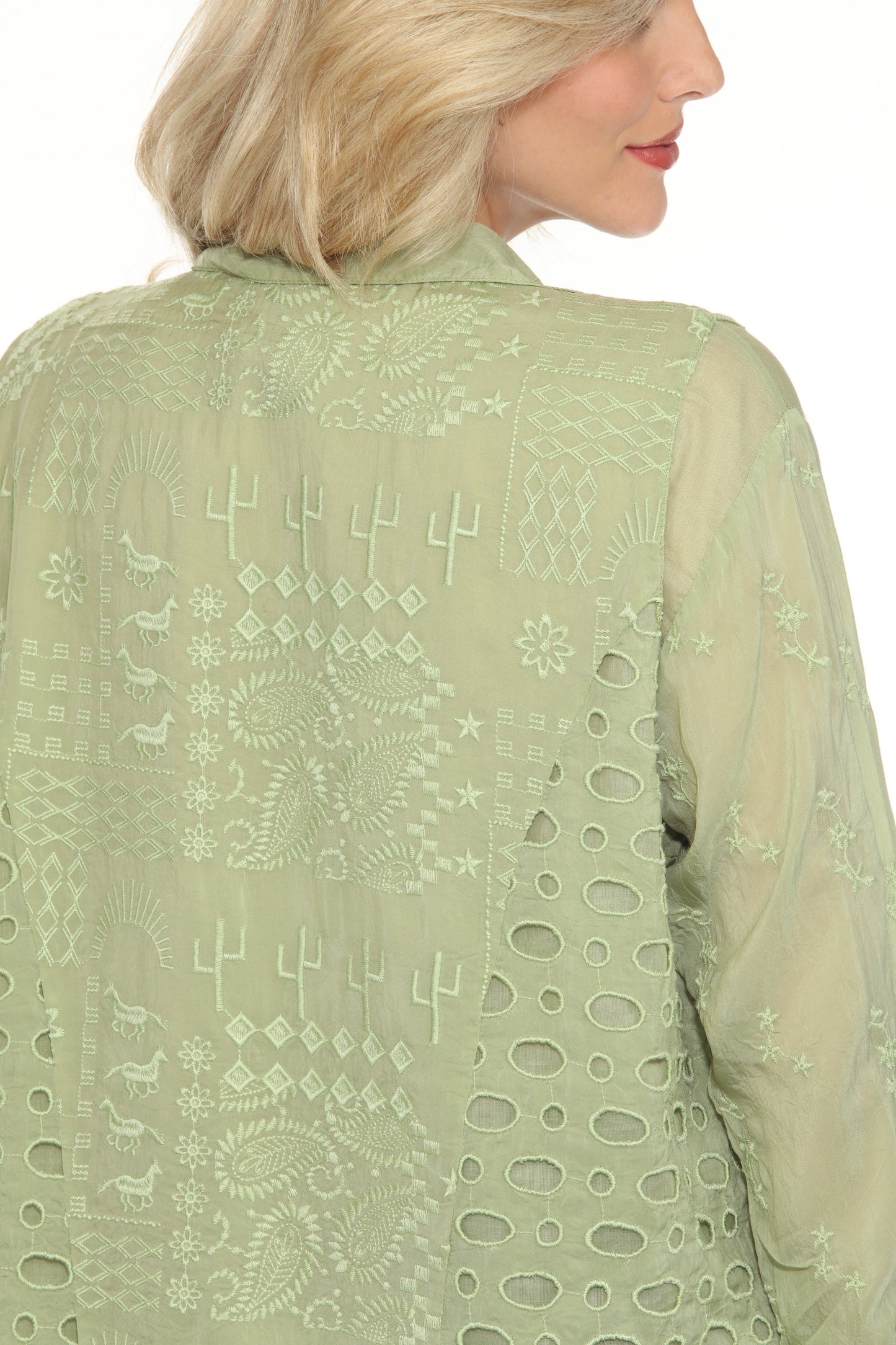 Johnny Was Western Paisley Piya Button-Down Shirt C19124-7 *