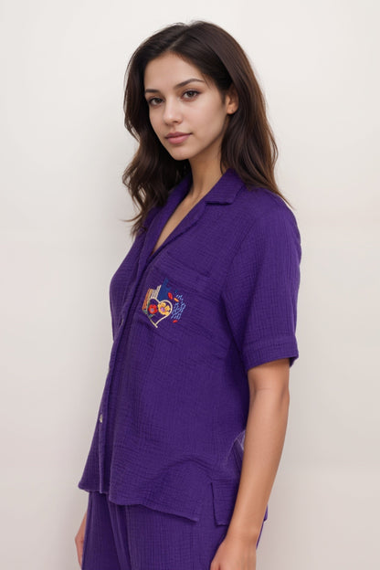 Johnny Was Desire Embroidered Cotton Camp Shirt R16324-9