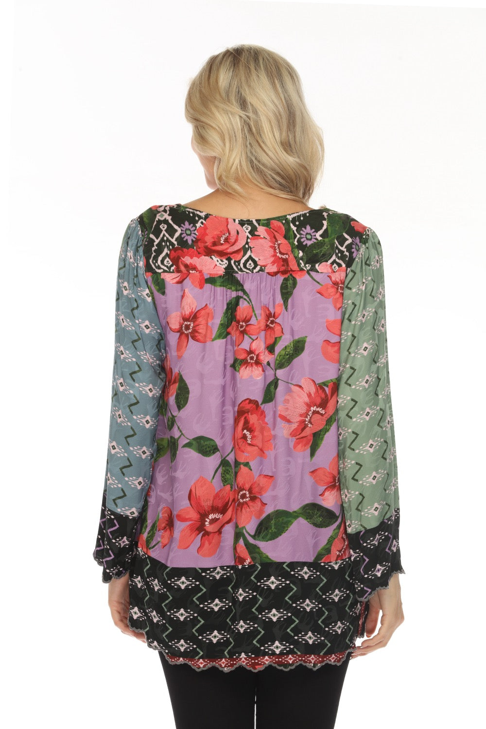 Johnny Was Zanda Tandis Floral Blouse C16623B Boho Chic