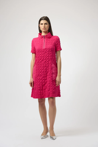 Joseph Ribkoff Bubble Jacquard A-Line Textured Dress 251084