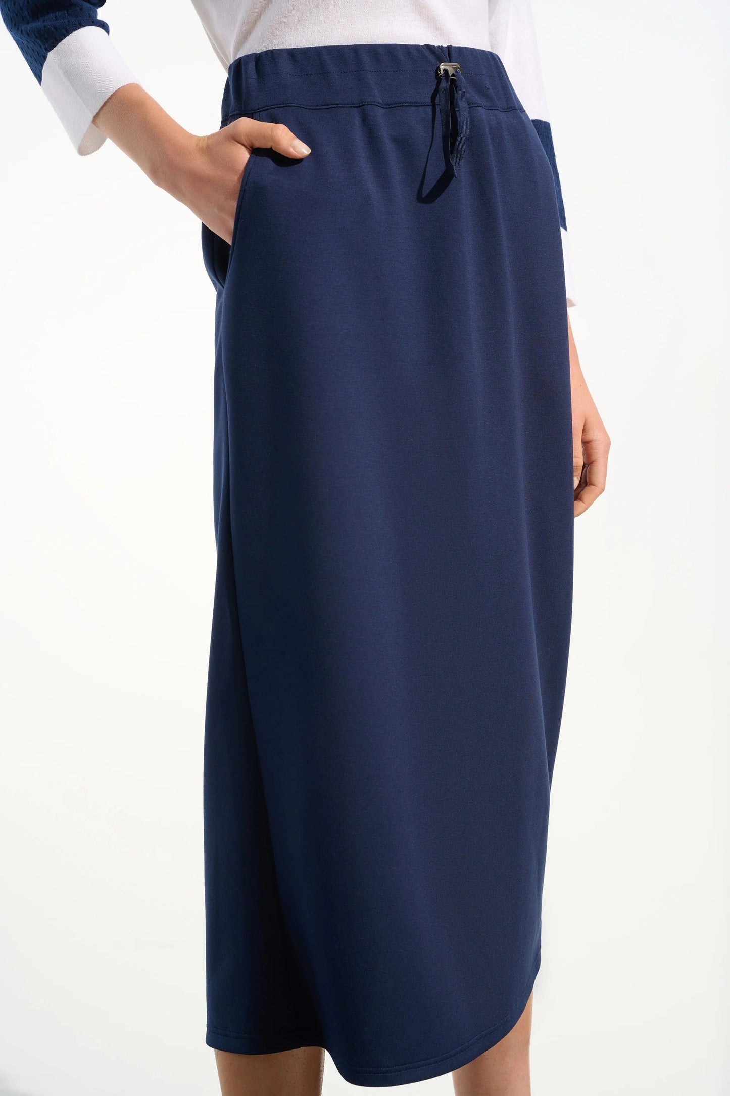 Joseph Ribkoff Pull-On Skirt With Drawstring Waist 261608