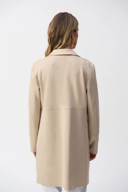 Joseph Ribkoff Scuba Suede Straight Jacket 251941