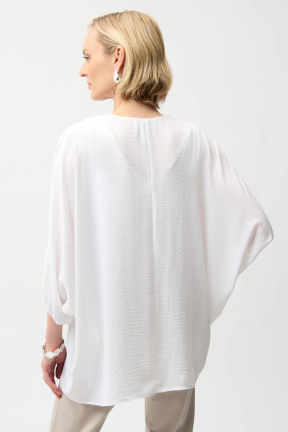 Joseph Ribkoff Vanilla Embellished Open Front Cover-Up 261019