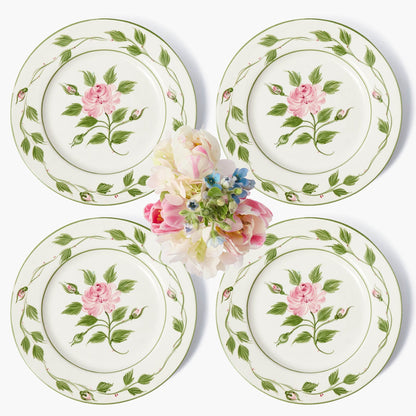 Rose Bud Dinner Plates (Set of 4)