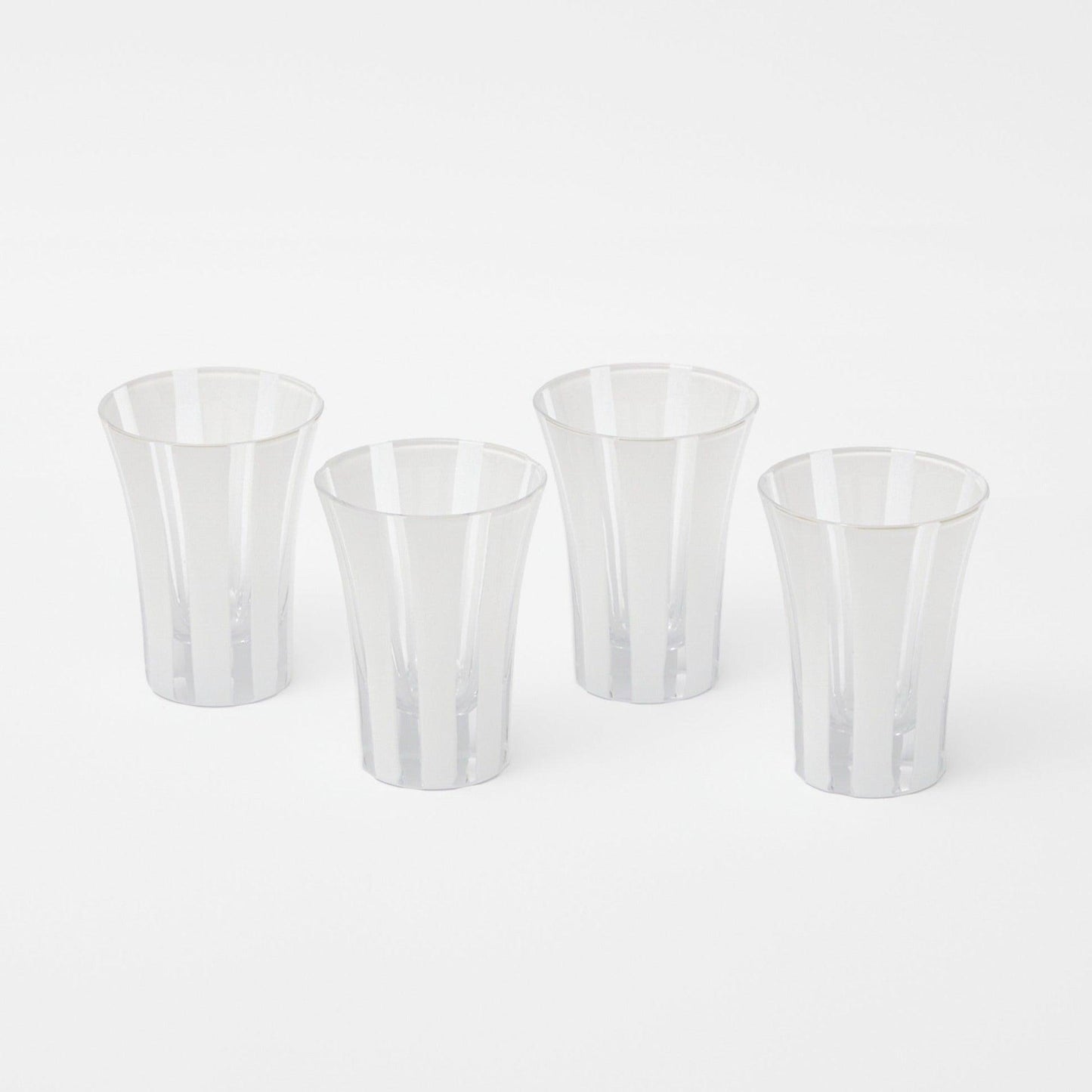 White Positano Glasses (Set of 4)