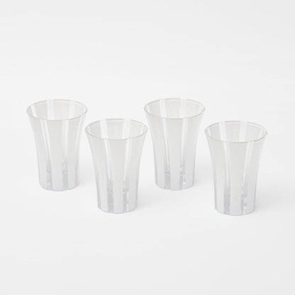 White Positano Glasses (Set of 4)
