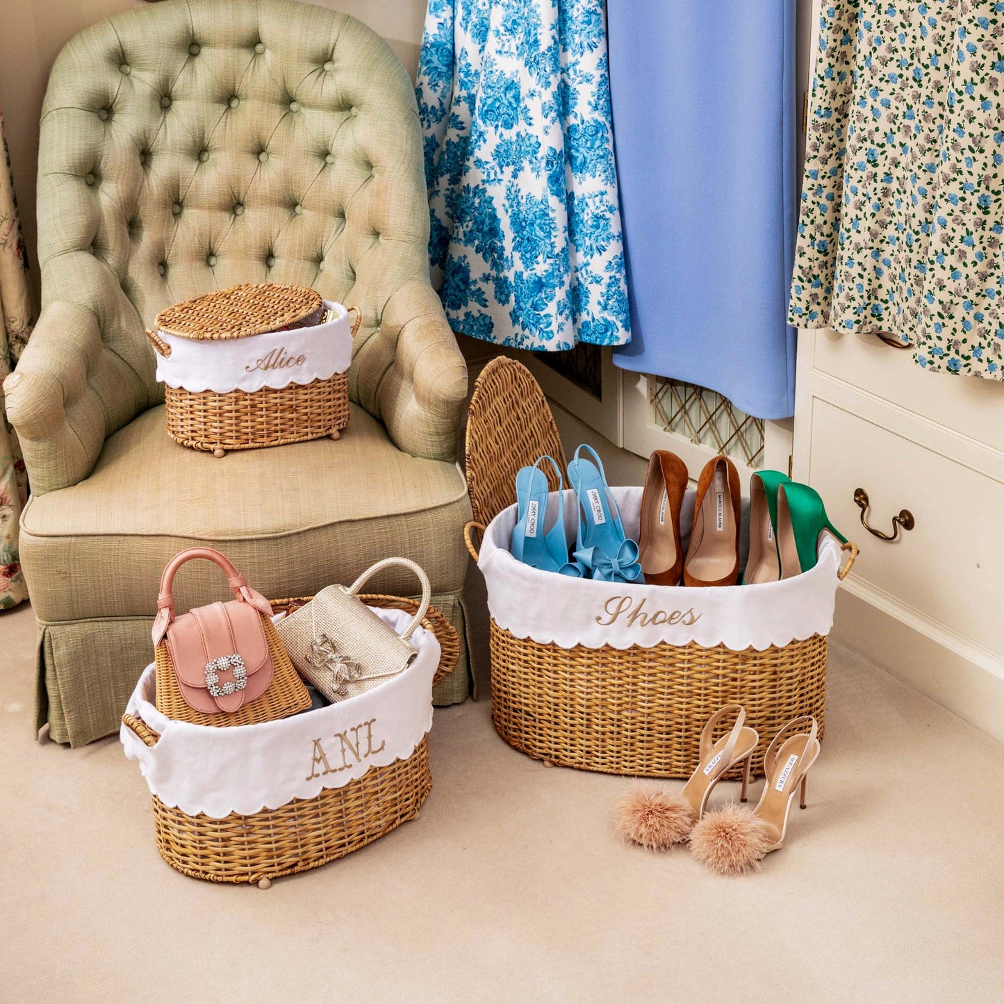 Isabella Rattan Basket (Extra Small)