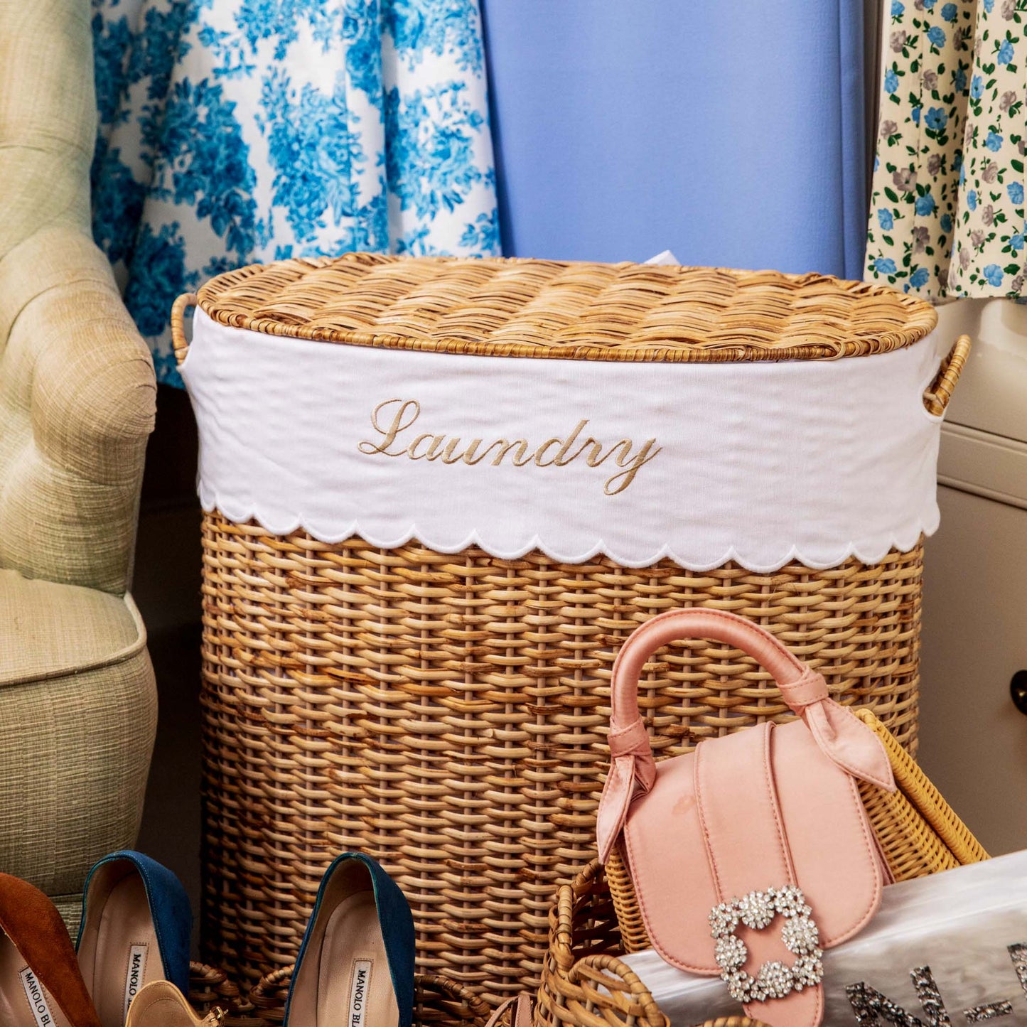 Isabella Rattan Laundry Basket