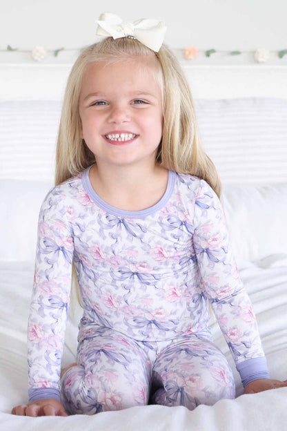 Leighton's Lavender Two Piece Pajama Set