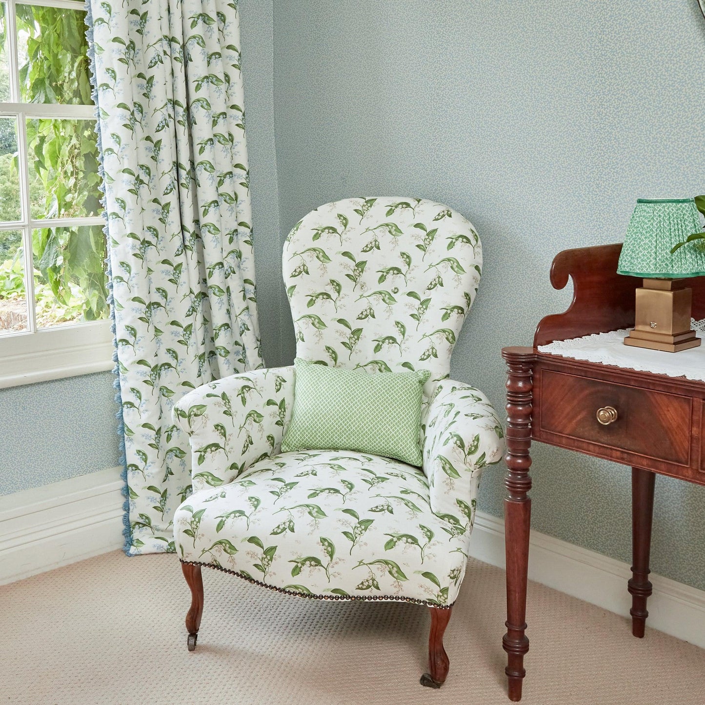 Pebble Lily of the Valley Fabric