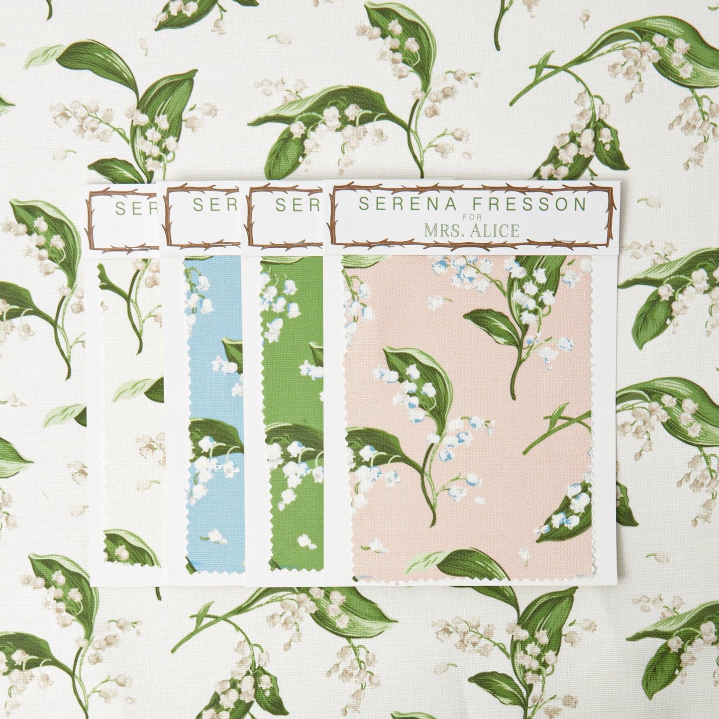 Pebble Lily of the Valley Fabric