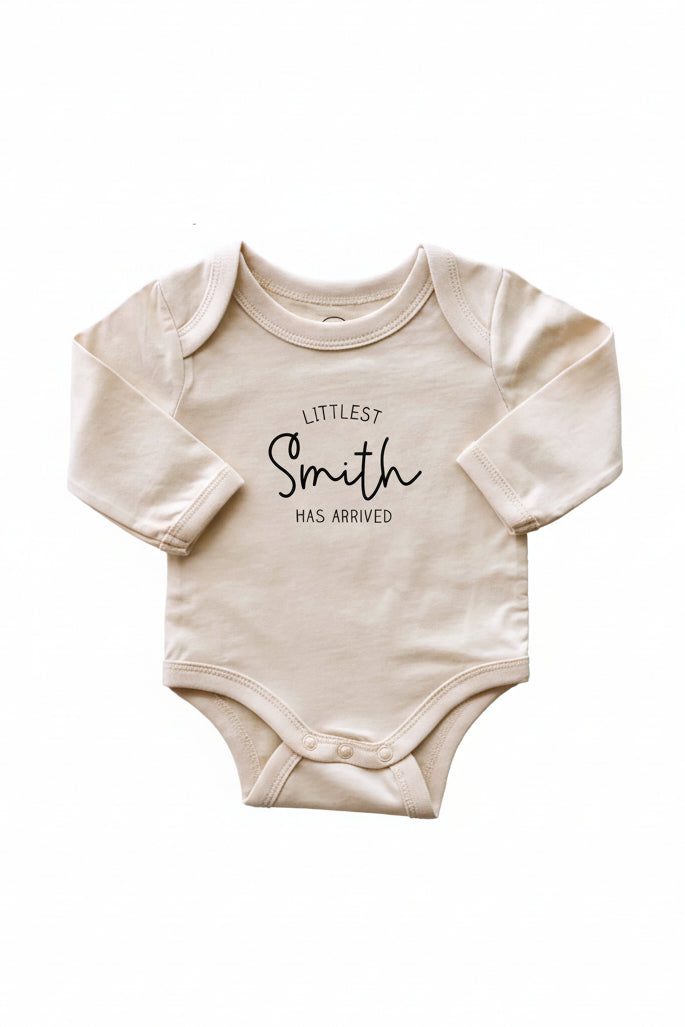 Personalized Long Sleeve Graphic Bodysuits | Natural