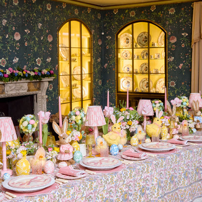 White Rattan Charger Plates (Set of 4)