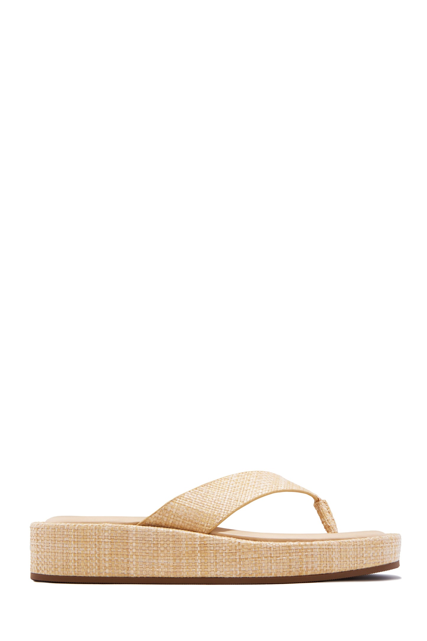 Marysol Platform Wedge Sandals - Raffia